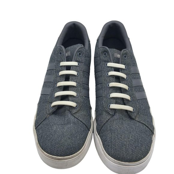 Adidas Neo Cloudfoam Sneakers Mens 11 Silicone Stretch Flat No Laces Gray AW4568 main image 10